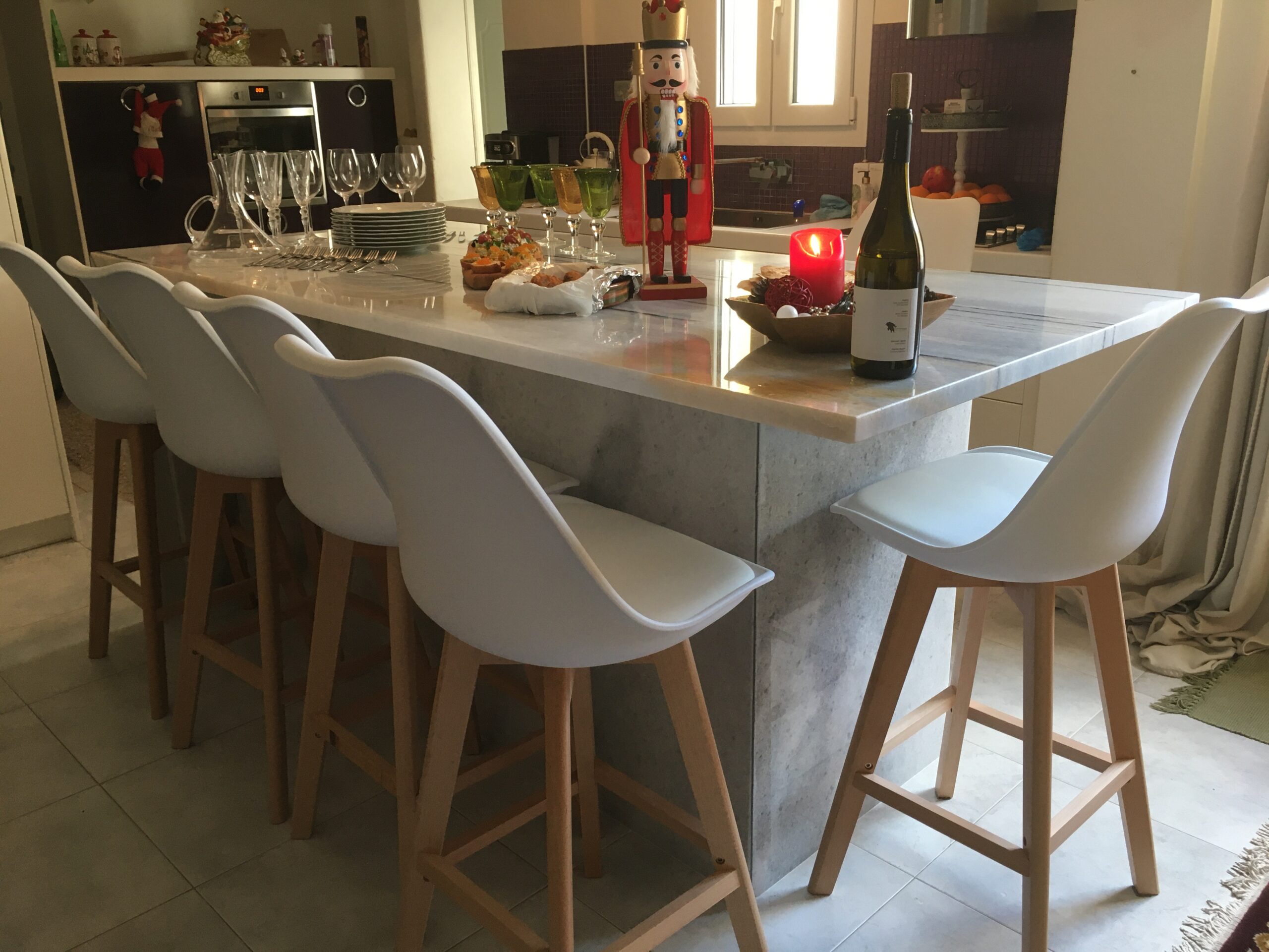 Indoor Marble Kitchen Table